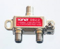  Toner DSU-2 5-900MHz 2 Way Splitter All Ports Power Pass